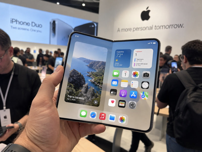 Apple iPhone Duo mit 7,6-Zoll-Faltdisplay bei der Präsentation in Cupertino