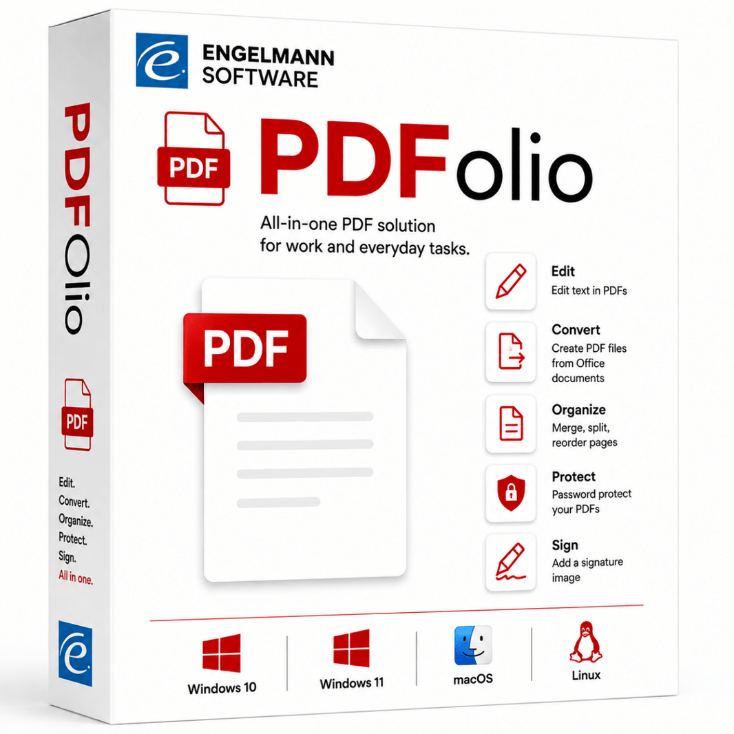 Pressemeldung: PDFolio bringt PDF-Bearbeitung auf Windows, Mac und Linux