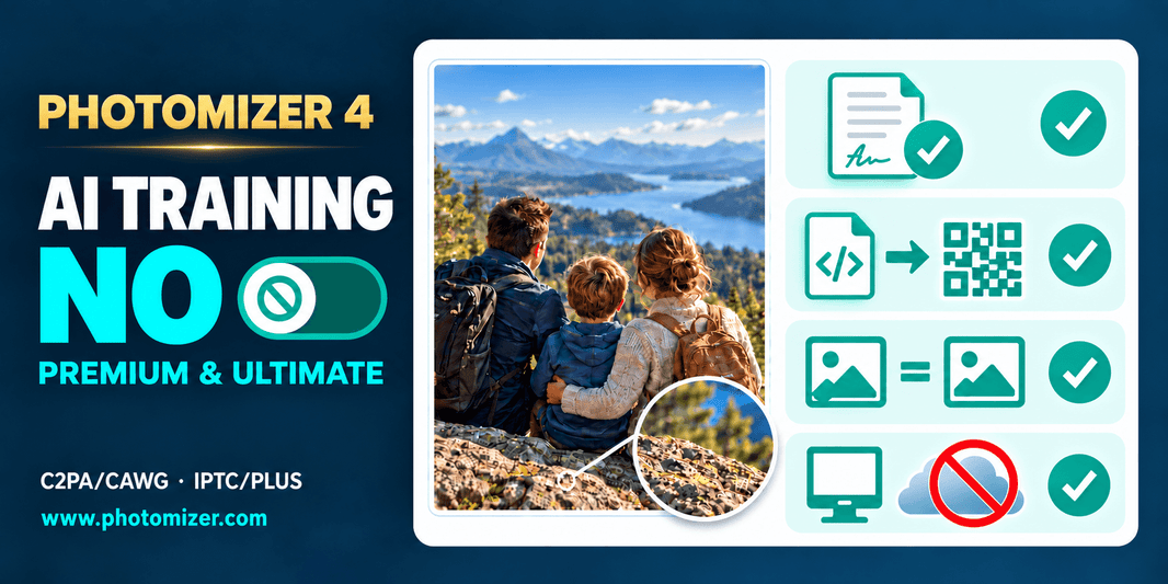 Pressemeldung: Photomizer 4: KI-Nutzungsvorbehalt für Fotos - Engelmann Software