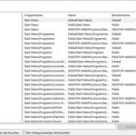 Liste aller Programme für Windows - Fortgeschrittene Option für Windows 10